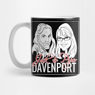 Jack & Piper Davenport - Caricature Logo Mug